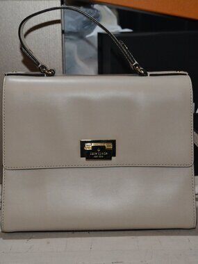 Kate Spade New York Harwood Place Doris leather satchel (Grey)